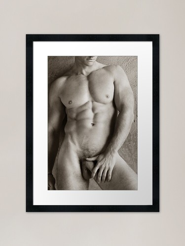 The male nude - the, framed