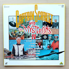 CAPTAIN SCARLET Vol.4 SF Special Effects Puppet Show Bilingual Laser Disc 2-Disc