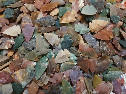 Flint stone handcrafted arrow - stone,