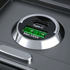 Black 100W USB Type C QC3.0