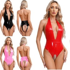 Women's Leotards Crotchless