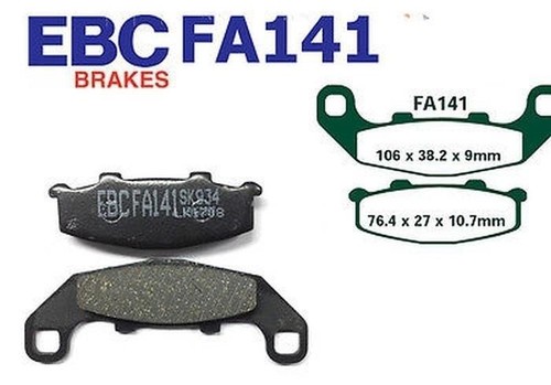 Brake pads ebc - pads, kawasaki