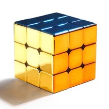 Metal 3x3 magnetic golden - metal,