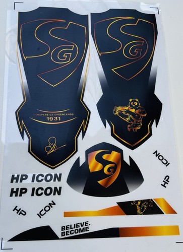 Cricket bat sticker - sg, 3d