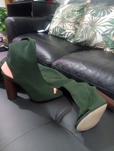 New khaki green woven - green, thigh
