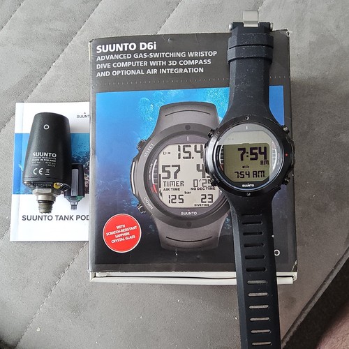 Suunto d6i all steel - steel, black