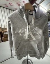 Girls Calvin Klein Grey Hoodie