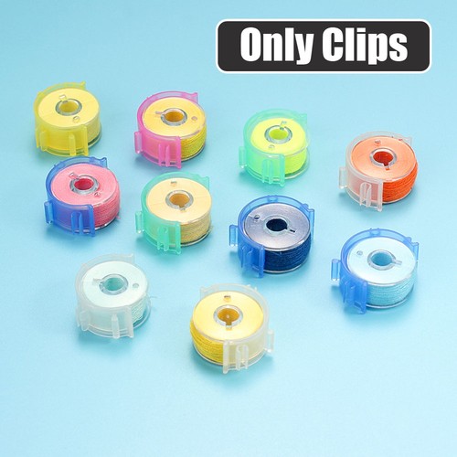 Sewing machine bobbin clips - machine,