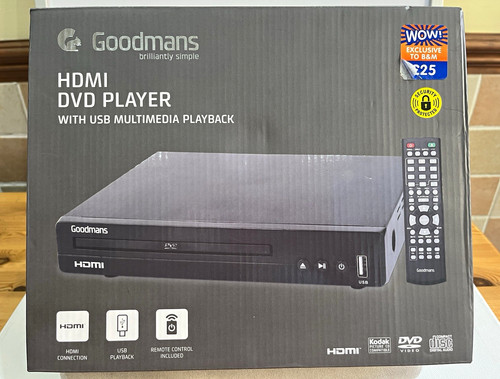 Goodmans hdmi dvd player - dvd,
