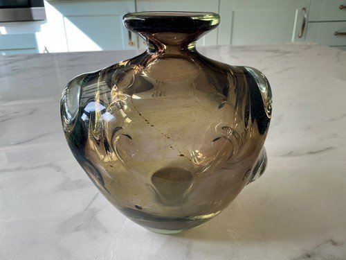 Mdina studio glass bottle - glass,
