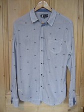 Pepe Jeans London X Andy Warhol Foundation Skull Shirt Size M Striped Goth Arty