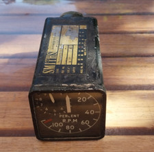 RAF Aircraft Smiths Industries Tachometer Indicator PW/2009KTD/BU/2