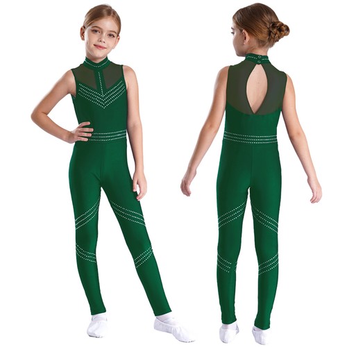 Girls shiny full - body, unitard