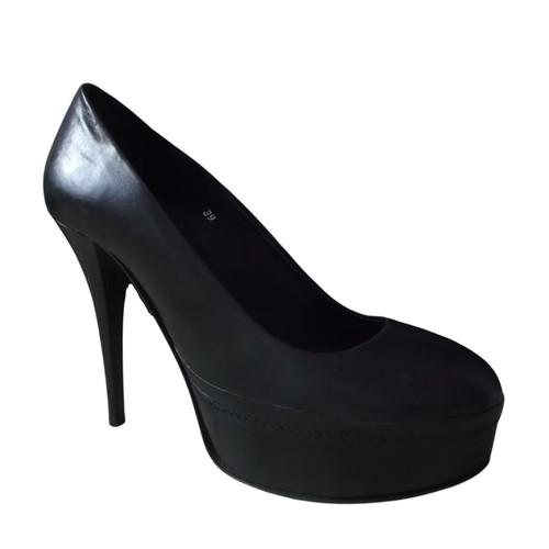 Cos ladies black all leather - all,