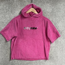 Dryrobe Towelling Robe 5-9 Years Girls Pink Surf Changing Towel Swimming Beach