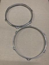 10 Inch Drum Hoops 6 Lug - Pair 10 Inch