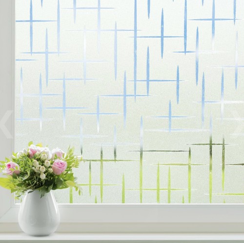 Frosted window film - film, static