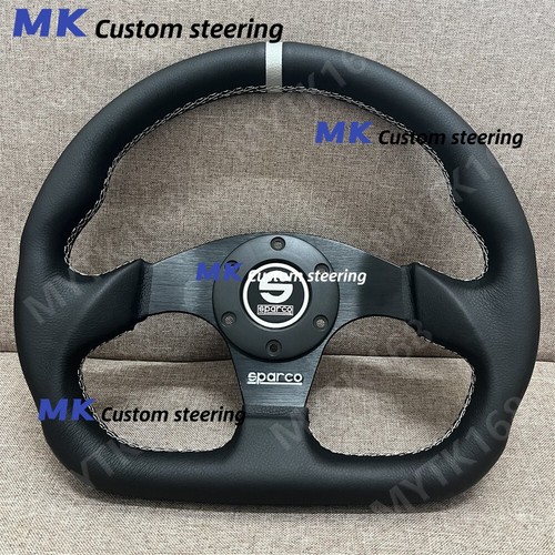 Sparco spoke black - sparco, leather
