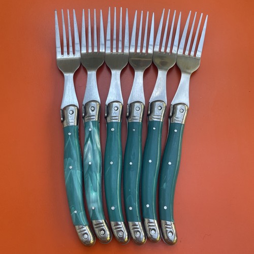 Vintage laguiole style forks - 6,