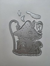 Christmas Toad House Dies With Matching Die Papers To Cut Out