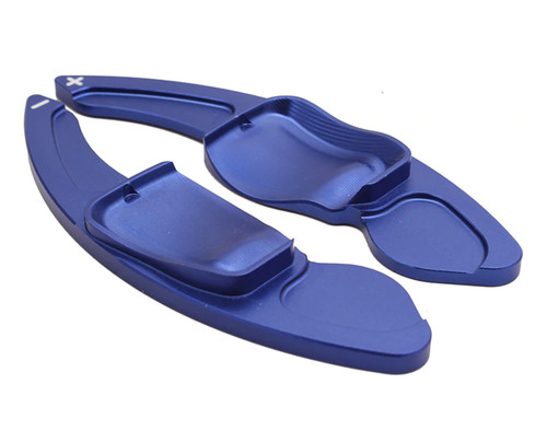 Blue metal paddle shift - blue,
