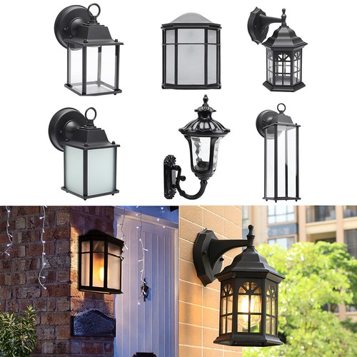 Retro outdoor wall lantern - outdoor,