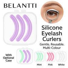 3-50pc Eyelash Curler Refill Rubber Pads Cosmetic Clips Circle Makeup Tool