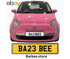 BARBIE look Alike Number Plate BA23BEE  Best Offer Secures