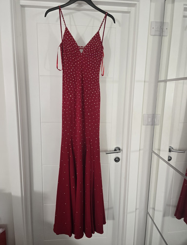 Jovani red neck - jovani, v-neck