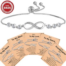 S925 infinity bracelet love - infinity, bracelet,love