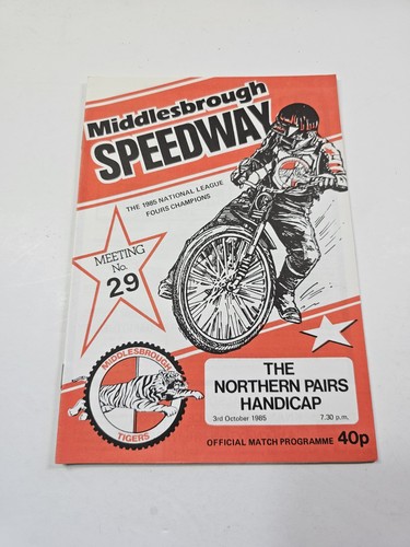 Middlesbrough tigers speedway - middlesbrough,