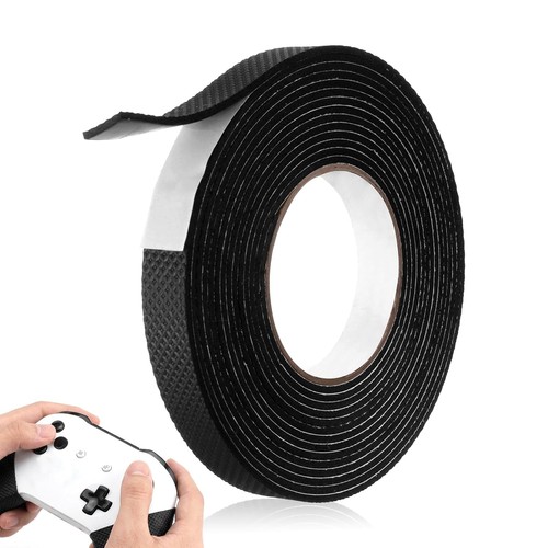 Black rubber grip tape - black,
