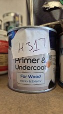 Dulux Primer and Undercoat for Wood 250ml DAMAGED TIN