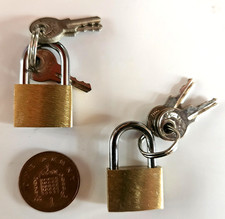 Small Brass Luggage Padlock