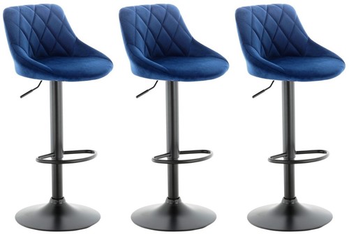 Velvet bar stools set of - x,
