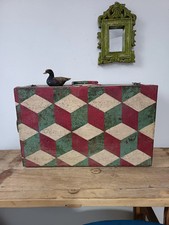 Vintage trunk hand painted