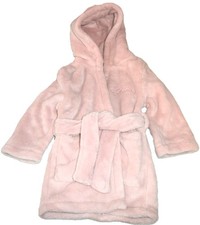 My 1st Years pink fluffy 'Scottie' Dressing Gown 0-6 months