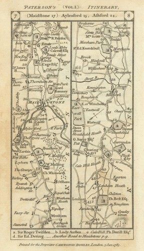 Wrotham-Aylesford-Maidstone-As