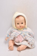 Vintage 1950s Blinking Sleepy-Eyed Baby Doll – Made in England, 35cm Collectible