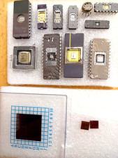 Microchip, Silicon dies - decapped + EPROM & bare dies. Wafer chip IC