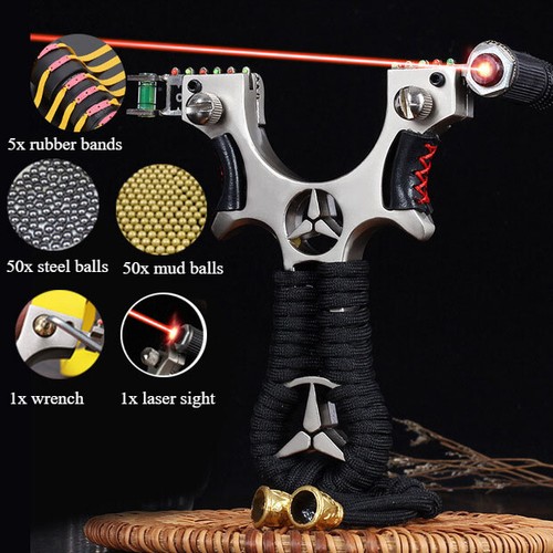 Powerful slingshot hunting - powerful,