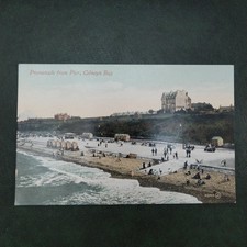 Vintage Colour postcard colwyn bay promenade from the pier .