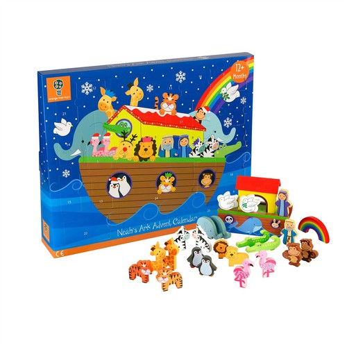 Children wooden noah ark - wooden,