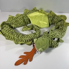 IKEA Dragon Winged Serpent Minnen Drake Green Plush Soft Toy Retired 72”