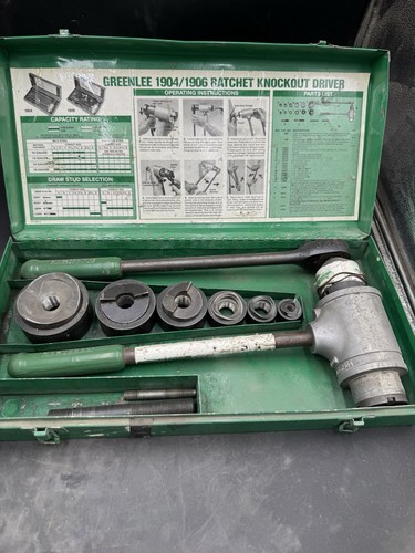 Greenlee model 1906 - model, knockout