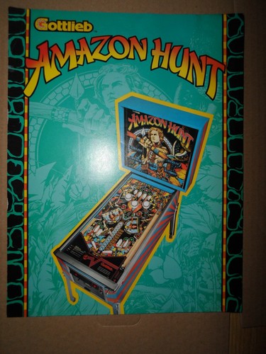 Gottlieb amazon hunt pinball - amazon,
