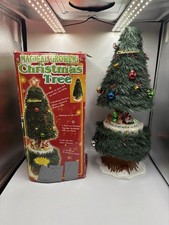 Vintage 1990s Magical Musical Growing Light Up Christmas Tree - Boxed & Working