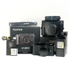 Fujifilm X20 Camera - Black, Fuji X-Series , Boxed, Fuji Case, Nr Mint Condition