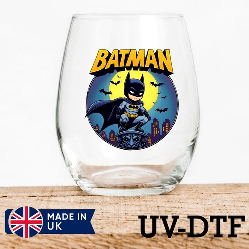Batman 8pcs dtf stickers - batman, uv
