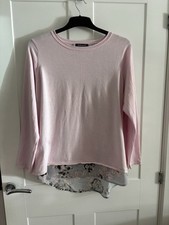 Bonmarche pink jumper - bonmarche, mock